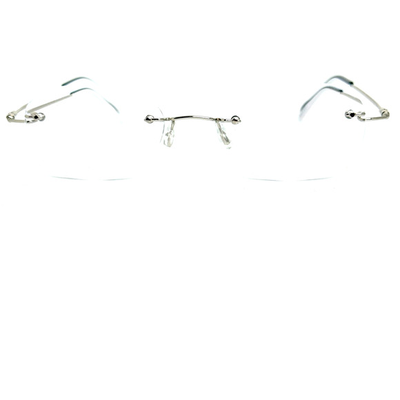 Zenni 324711 Eyeglasses Frames Rimless Black White H19642 - Picture 1 of 4